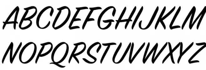Copyright House Industries Not Licensed for Desktop Use Caratteri MAIUSCOLE