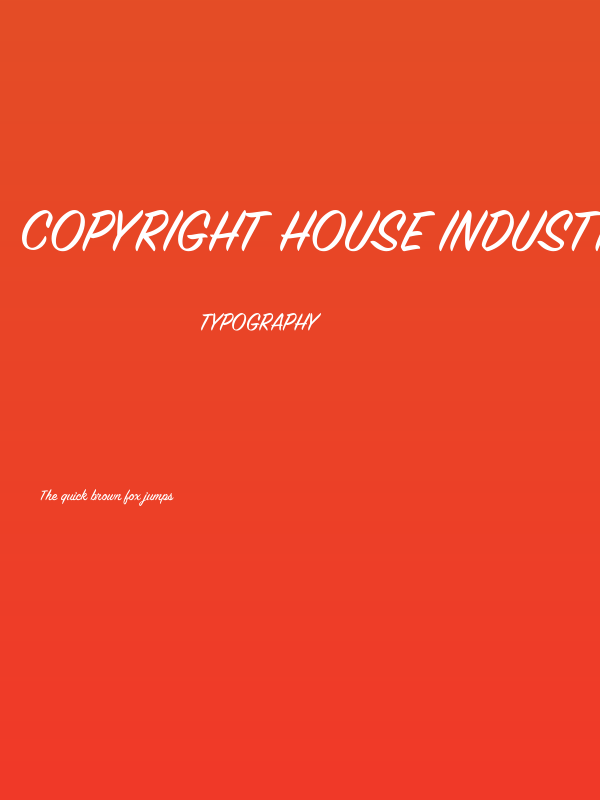 Copyright House Industries Not Licensed for Desktop Use Poster