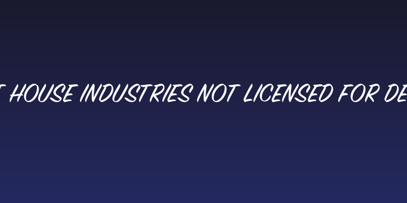 Copyright House Industries Not Licensed for Desktop Use Social Header