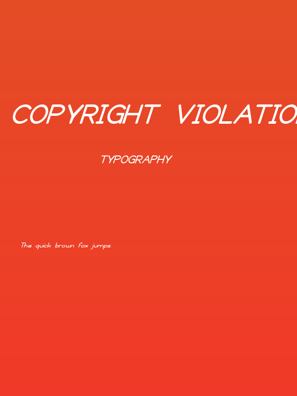 Copyright Violations Nudged Poster