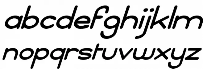 Copyright Violations Nudged フォント 小文字