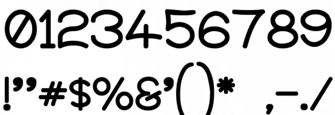 Copyright Violations フォント その他の文字