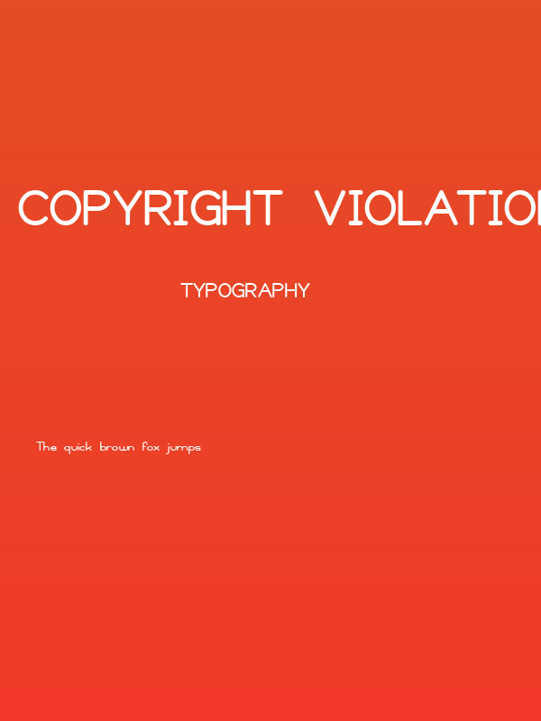 Copyright Violations Poster