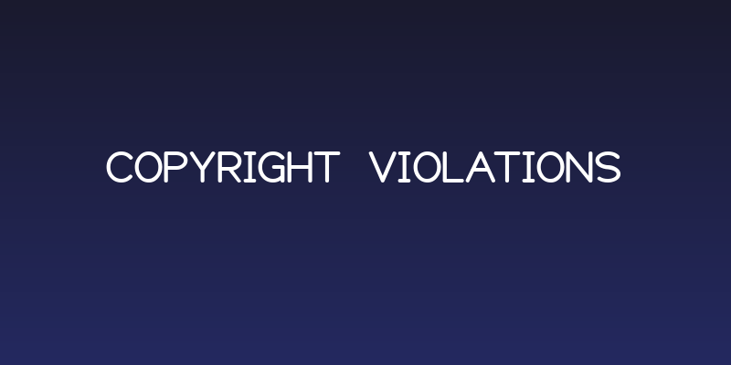 Copyright Violations Social Header