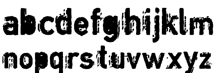 Copystruct Bold Font LOWERCASE