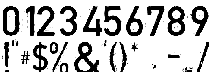 Copystruct Normal Font OTHER CHARS