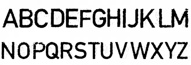 Copystruct Normal Caratteri MAIUSCOLE