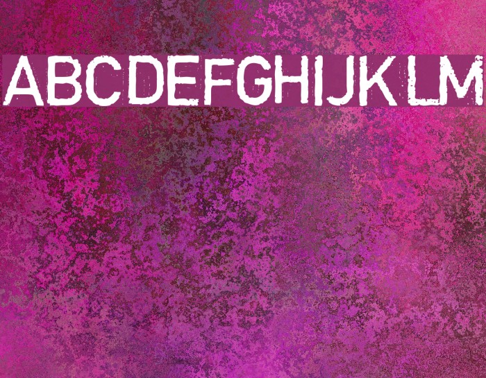 Copystruct Normal Font examples