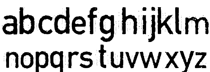 Copystruct Normal Font LOWERCASE