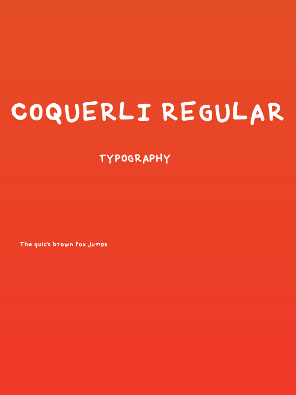 Coquerli Regular Poster