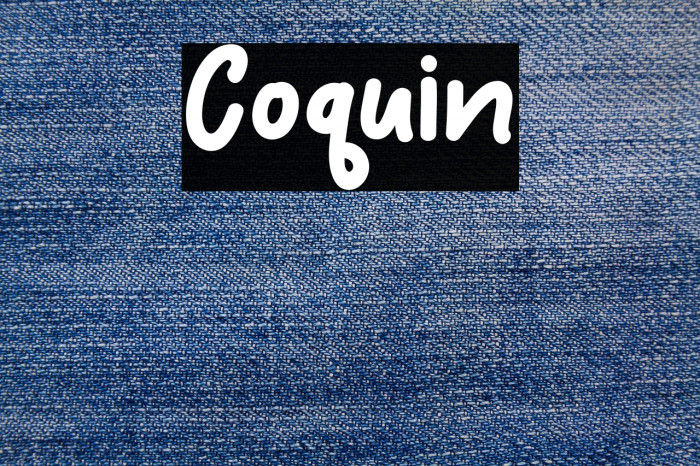 Coquin Font examples