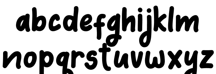 Coquin Font LOWERCASE