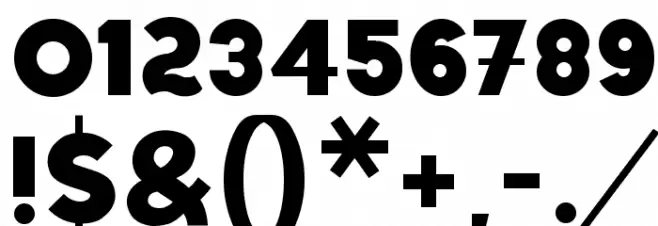 Coradium Font OTHER CHARS