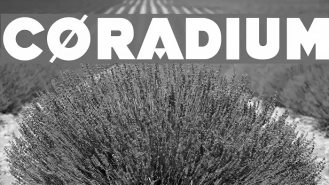 Coradium Font examples