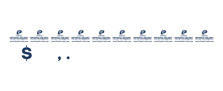 Corail Display DEMO Regular Other Characters