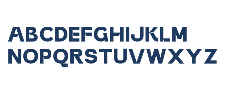 Corail Display DEMO Regular Uppercase