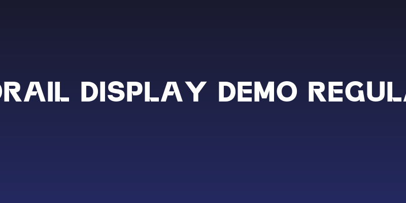 Corail Display DEMO Regular Social Header