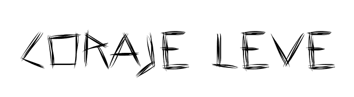 Coraje Leve Schriftart