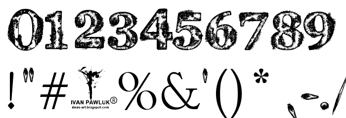 Coral Oxid Font OTHER CHARS