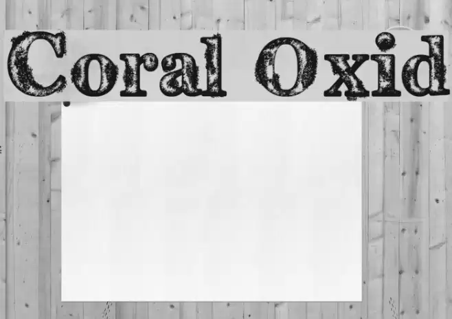 Coral Oxid フォント examples