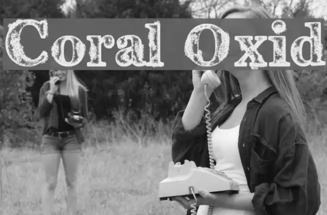 Coral Oxid フォント examples