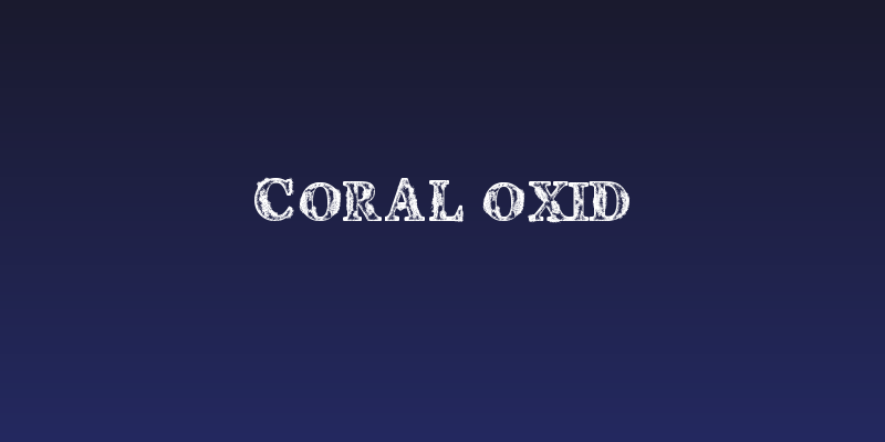 Coral Oxid Social Header