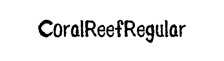 Coral Reef Regular  नि: शुल्क फ़ॉन्ट्स डाउनलोड
