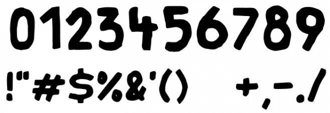 Coral Reef Font OTHER CHARS