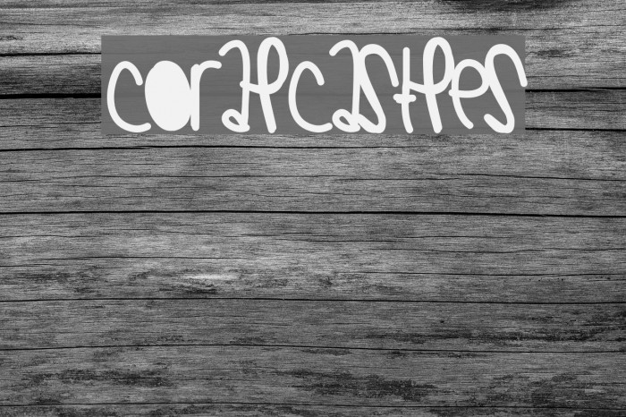 CoralCastles Font examples