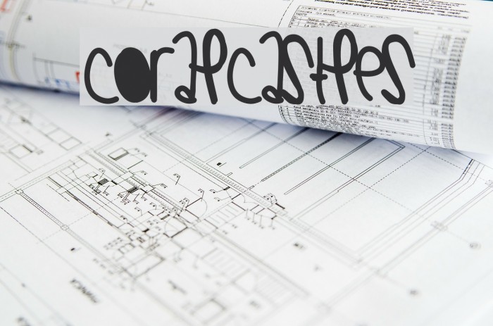 CoralCastles Font examples