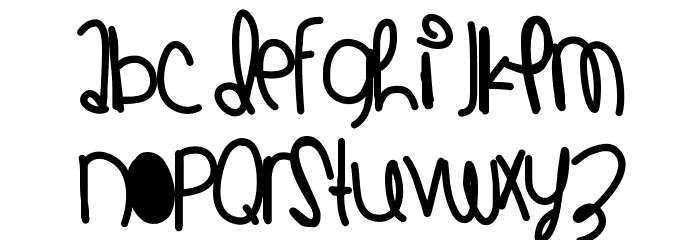CoralCastles Font LOWERCASE