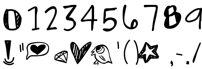 CoralGlow Font OTHER CHARS