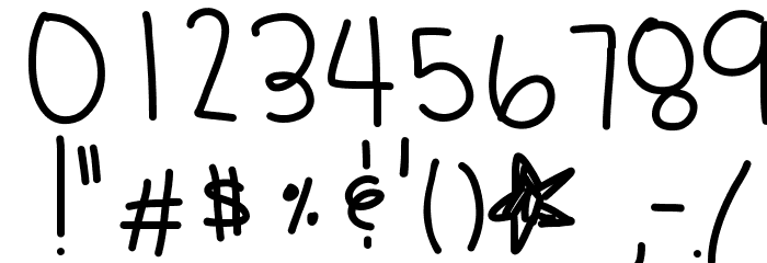 CoralSkittles Font OTHER CHARS