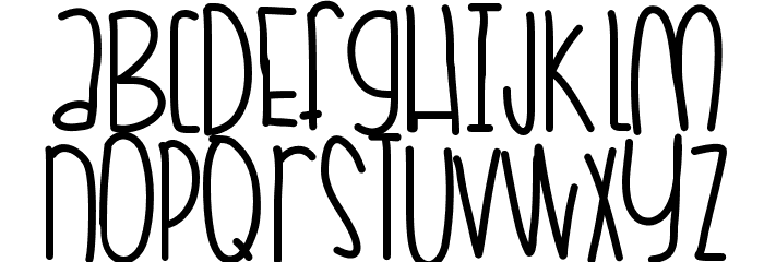 CoralSkittles Font LOWERCASE