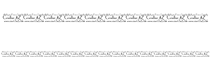 CoralineAZ Font OTHER CHARS