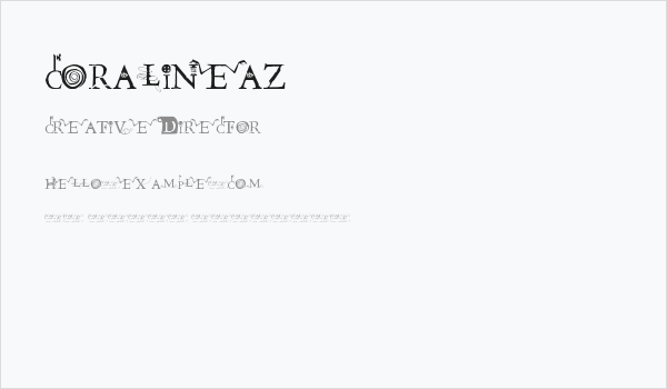 CoralineAZ Business Card
