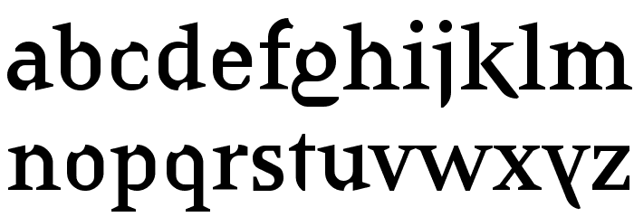Coraline Font LOWERCASE