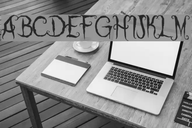 Coraline's Cat Font examples