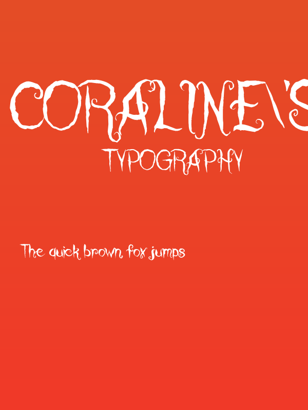 Coraline's Cat Poster