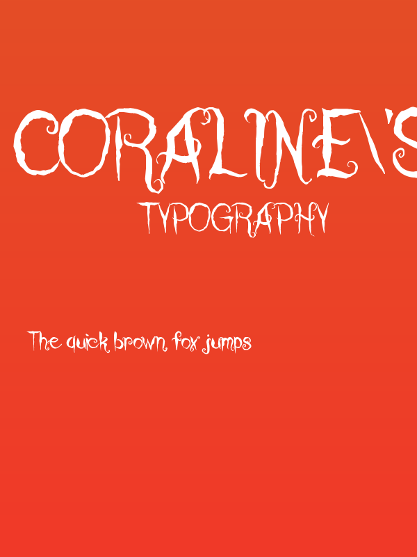 Coraline's Cat Poster