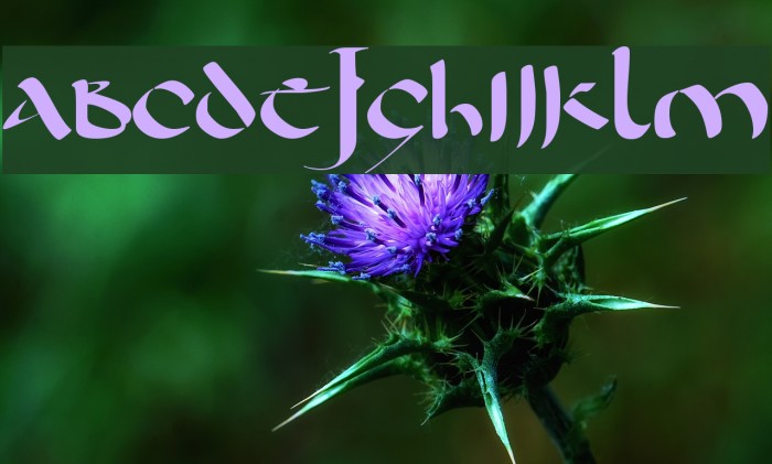 Corbei Uncial Font examples