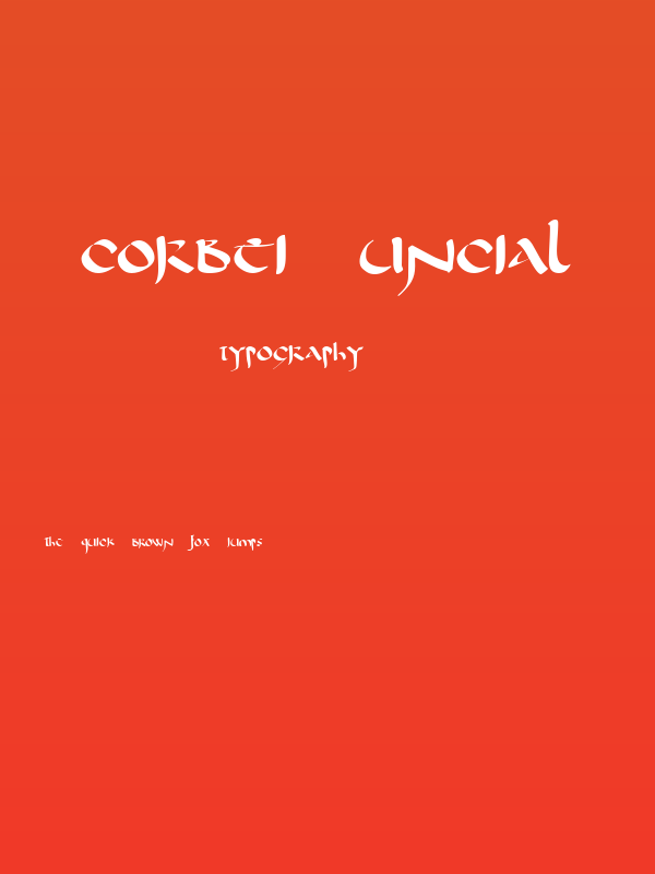 Corbei Uncial Poster