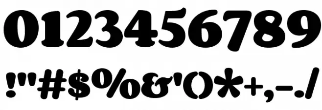 Corben Bold Font OTHER CHARS