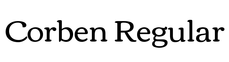 Corben Regular Font