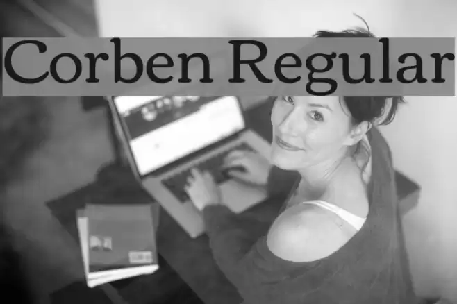 Corben Regular Font examples