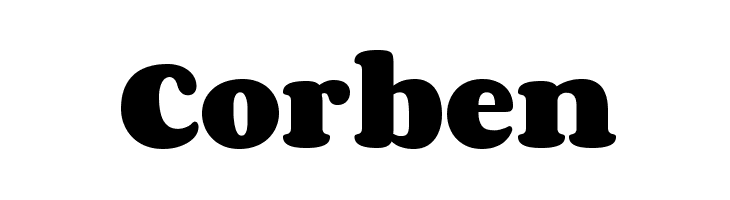 Corben  フリーフォントのダウンロード