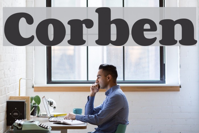 Corben Font examples