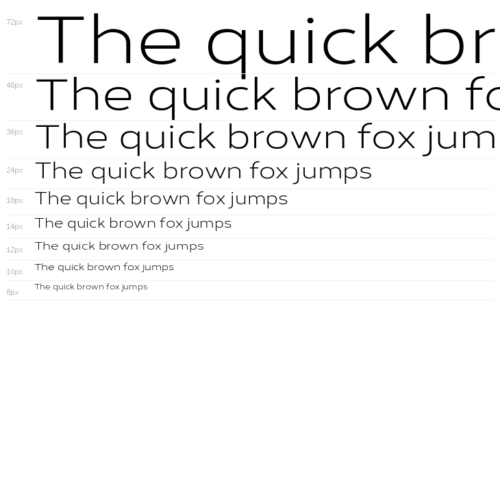 Corbert Regular Wide Waterfall