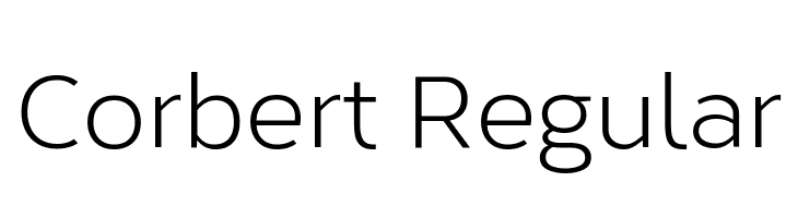 Corbert Regular  Frei Schriftart Herunterladen