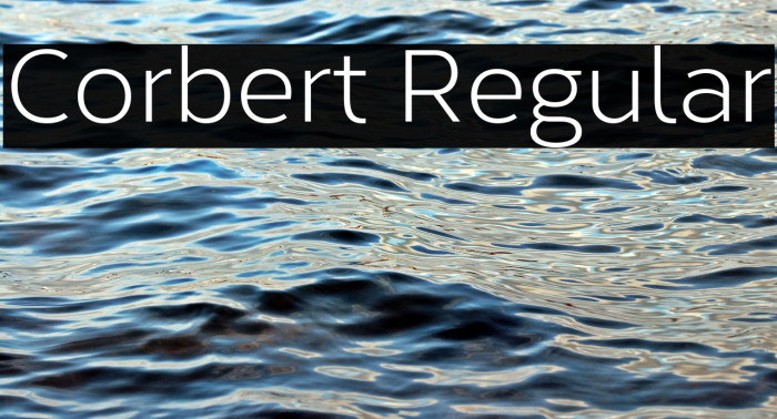 Corbert Regular Example 1